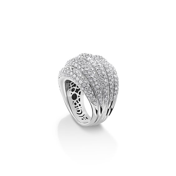 Oiritaly Ring Woman Damiani 20076813 13 Spicchi Di Luna Gold